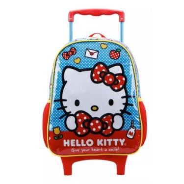 Imagem de Mochila Escolar Com Rodas 14 Hello Kitty X - 11821 Xeryus