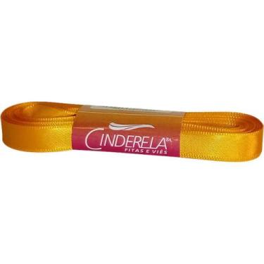 Imagem de Fita de Cetim 10MM 10M Amarelo Ouro - Cinderela