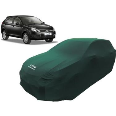 Imagem de Capa Para Proteger Carro Jac J3 Com Logo Resistente - Mz, Verde