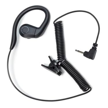 Imagem de TWAYRDIO Fone de ouvido de 2,5 mm, compatível com rádios bidirecionais Kenwood Baofeng e microfones Harris XL200 Kenwood KMC-21 KMC-45 KMC-55, fone de ouvido sem câmara para uso em aplicação da lei