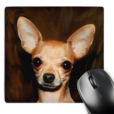 Imagem de 3dRose Mouse pad LLC 20 x 20 x 0,63 cm, retrato de Chihuahua (mp_4468_1)