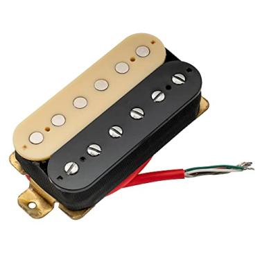 Imagem de Musiclily 52mm Ceramic Captador Humbucker Ponte Pickup para Guitarra, Zebra