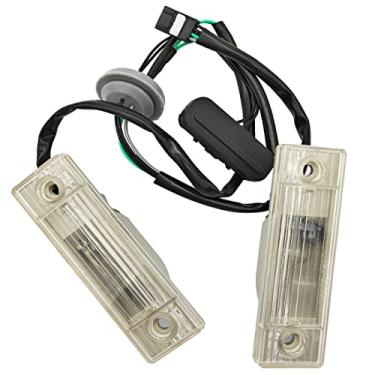 Imagem de EPSIRMP 95961097 Conjunto de botão de interruptor de liberação de porta-malas com lâmpada de placa de licença compatível com Chevy Cruze 2009-2014, Chevy Orlando 2012-2014, substitui #95107229