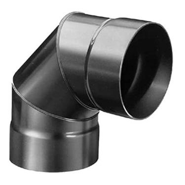 Imagem de Labconco Acoplamento de cotovelo de PVC 7027300, ângulo de 90°, diâmetro de 25,4 cm