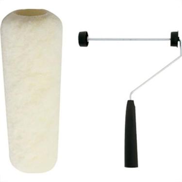 Imagem de Rolo Compel De La Carneiro+Cabo 23Cm - Kit C/6 Unidades