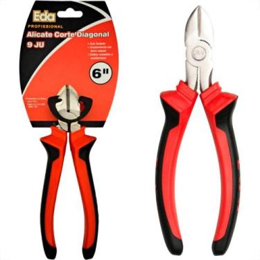 Imagem de Alicate Corte Diagonal Eda 6'' Profissional Cromo Vanadio - 9Ju