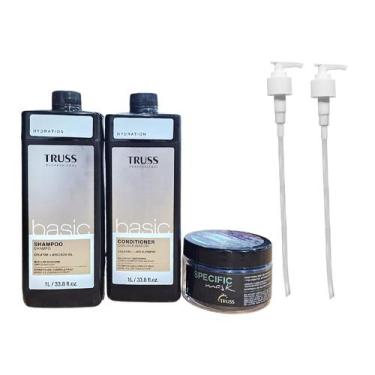 Imagem de Kit Truss Basic - Shampoo 1L + Condicionador 1L + Máscara Specific 180