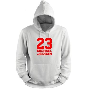 Imagem de Blusa Moletom Capuz Basquete 23 Michael MJ Buullss Basketball - Loja W