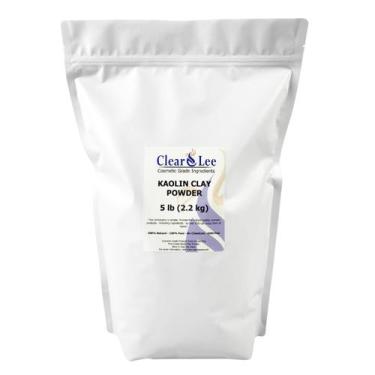 Imagem de Argila Kaolin ClearLee 2,27kg - Qualidade Cosmética para Cuidados com 