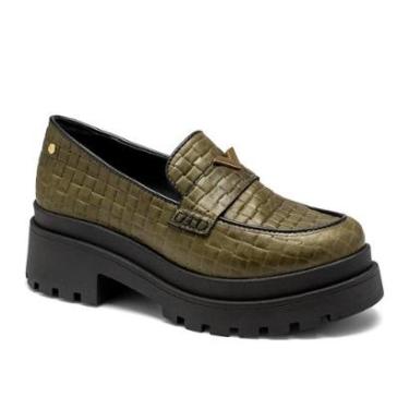 Imagem de Sapato Tanara Loafer Em Couro Animal Print T8871-Feminino