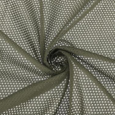 Imagem de PATIKIL Tecido de malha de 152 cm de largura, ligeiramente elástico para costurar bolsos e tiras, roupas de rede, sacos de compras, marrom carvão, 2 jardas