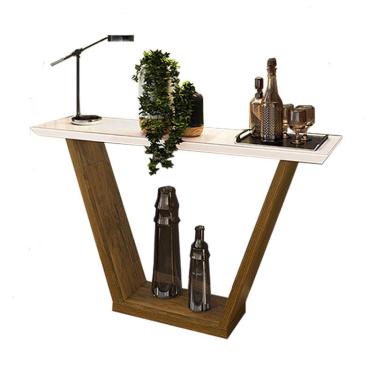 Imagem de Aparador para Sala Lótus Demolição Off White – dj Móveis