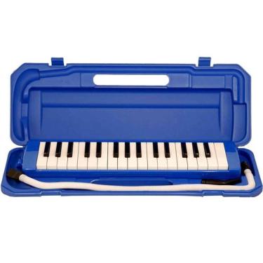 Imagem de Escaleta Dolphin 32 teclas azul com case