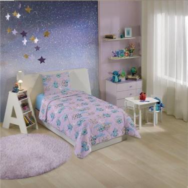 Imagem de Edredom Infantil Solteiro Lepper Microfibra - Stitch