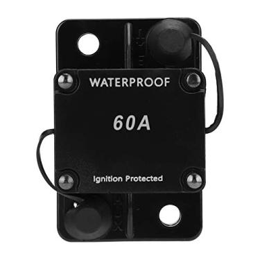 Imagem de Disjuntor de Qanyegn, disjuntor à prova de água, interruptor automático de redefinição automática DC12 a 24V HT 608 (60a)