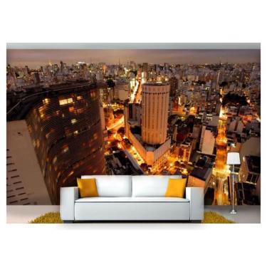 Imagem de Papel De Parede Cidade Prédios São Paulo 3D Ncd176 - Você Decora