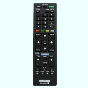 Imagem de Controle remoto de substituição RM-YD092, adequado para Sony Bravia TV KDL-32R400A KDL-32R420B KDL-32R330B KDL-32R300B KDL-40R380B KDL-40R450A KDL-46R453A KDL-46R450A KDL-48R470B