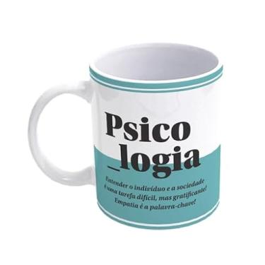Imagem de Caneca De Porcelana Profissões - Psicologia