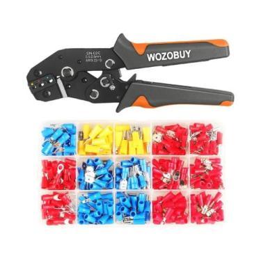 Imagem de Kit De Ferramentas De Crimpagem Para Descascador De Fio Isolado AWG22-