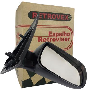 Imagem de Retrovisor Esquerdo Sem Controle Gol 2 Portas 1999 A 2006 - Retrovex 1125