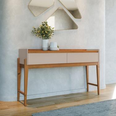 Imagem de Aparador Rennes 2 Gavetas Cedro/Off White - Casa D Móveis