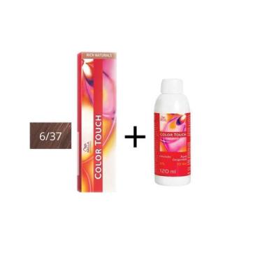 Imagem de Kit Coloração+Emulsão Color Touch 6.37 Lou Escu Dour Mar 60G