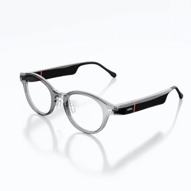 Imagem de SOLOS Smart Glasses AirGo™ 3 Argon 8 | Cinza cristal | Alimentado por ChatGPT | Alto-falantes estéreo | Bloqueio de luz azul | Bluetooth | Carregamento USB C | Compatível com iOS e Android