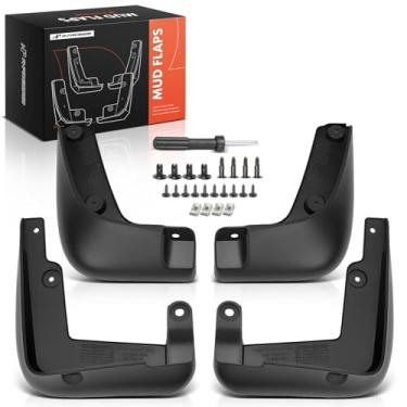 Imagem de A-Premium Conjunto de 4 peças de abas de lama protetores contra respingos, para-lamas com kits de hardware acessório compatível com Kia Cadenza 2014 2015 2016, dianteiro e traseiro, lado do motorista