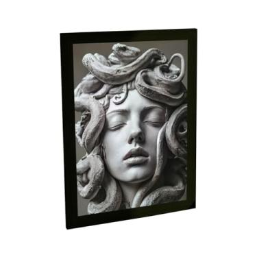 Imagem de Quadro Decorativo Medusa Estatua Mitologia Grega Ilustração Decoração Poster Quarto Sala