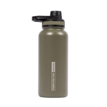 Imagem de Garrafa Térmica Água Warrior 3.0 Verde 950Ml Invictus