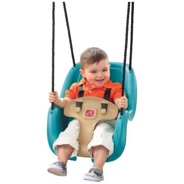 Imagem de Cadeira de Balanco Infantil Para Ambientes Externos, Estilo Bucket com Cinto de Segurança e Corda Resistente, Para Crianças de 9 Meses a 3