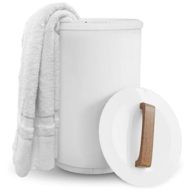 Imagem de Aquecedor de Toalha Elétrico para 2 Toalhas Grandes com Desligamento Automático e 4 Configurações de Temporizador, 110V, SAMEAT TW-ST1912