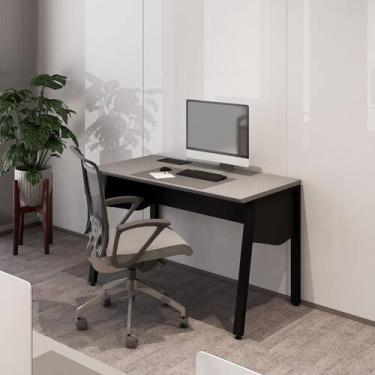 Imagem de Escrivaninha 1,20m Tampo Chanfrado c/ Caixa de Tomadas F5 - F5 Office 