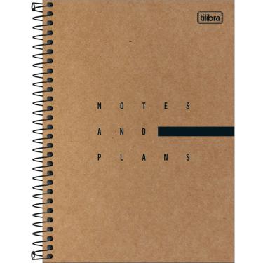 Imagem de Caderno Espiral College Kraftwork 32 Folhas Tilibra Capa Flexível