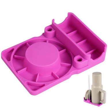 Imagem de Prateleira de secagem de garrafa para copo Stanley 10/1,134 g, suporte de silicone para secadora de garrafas de água para bancada, tampas de copos, canudos, escorredor, acessórios de cozinha (rosa