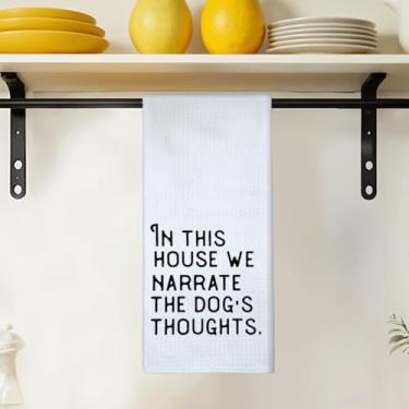 Imagem de Presentes para donos de cães, toalhas de cozinha, 40 x 61 cm, presentes para animais de estimação, toalhas de chá, presente de inauguração de casa para amantes de cães, toalha de mão para cozinha