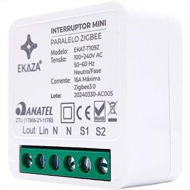 Imagem de Interruptor Mini Inteligente Zigbee Ekaza 1 Canal