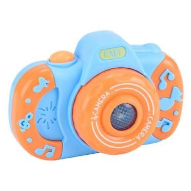 Imagem de Brinquedo Infantil Câmera Fotográfica Com Luz e Som Didática - zein, A