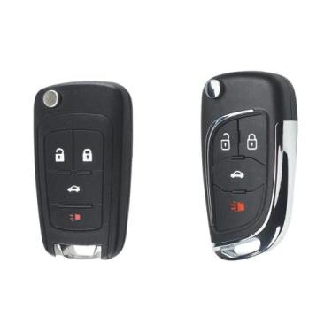 Imagem de Capa De Chave Remota Dobrável Para Chevrolet Cruze Epica Lova Camaro I