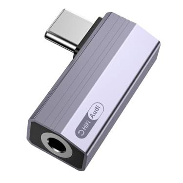 Imagem de Adaptador de áudio USB C para 3,5 mm, conector de fone de ouvido tipo C para fêmea de 3,5 mm, compatível com telefones celulares 15/16/16 Pro Max/16 Pro/16 Plus, Pad Pro, Ga laxy S24/S 23/S2 2/S21