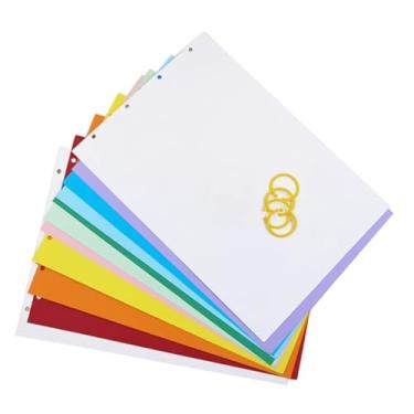 Imagem de Vaveren Kit de artesanato em papel cartão para scrapbook, faça você mesmo, para pré-escola, com atividades criativas para crianças em idade pré-escolar. Ideal, Colorido com 4 Anéis