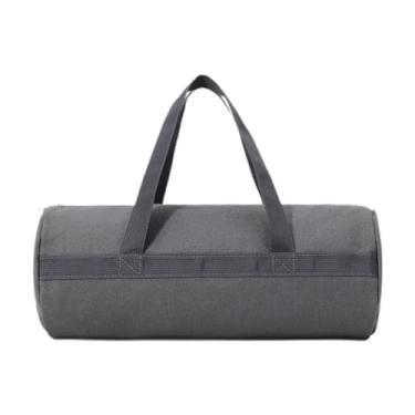 Imagem de UGPLM Bolsa organizadora de lona para estacas de barraca, grampos de fixação no solo, com alças, para ferramentas de camping e equipamentos de trilha, Cinza