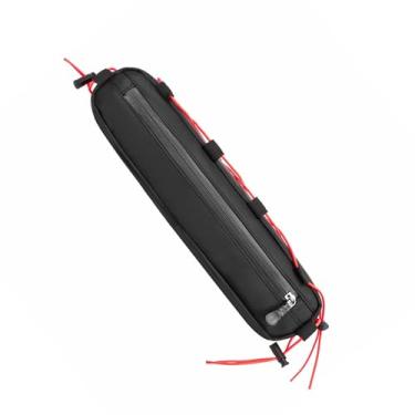 Imagem de aqxreight Bolsa Triangular para Bicicleta à Prova d'água, Grande Capacidade, Bolsa para Quadro de Bicicleta, Sob o Tubo, Lateral, Abertura etc., Permitindo que a Alça Adicional Tenha Uma Lata de (S)