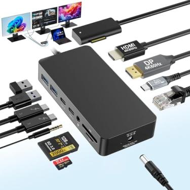 Imagem de Para Surface Dock Quadruple Displays HDMI+DP + USBC com adaptador de alimentação de 120 W
