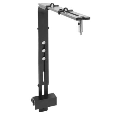 Imagem de aqxreight Suporte de Luz para Tanque de Peixes, LIGA de Alumínio, Ajustável, Alta Estabilidade, Suporte para Lâmpada de Répteis para Aquários, Preto e Duradouro para Peixes da CONSTRUÇÃO Fez Luz Nesta LIGA (Preto)