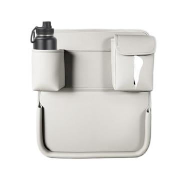 Imagem de Bandeira Para Assento de,De Em Couro PU Dobrável E Multifuncional - Bandeja Viagem Assento - para Telemóveis Chaves SUV Furgoneta Viagem Snacks