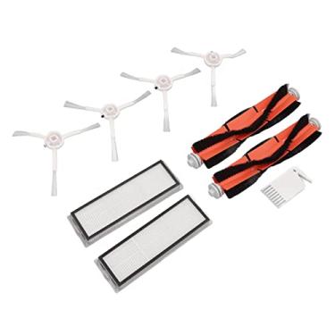 Imagem de Generic Kit de Substituição de Escova Principal de Vassoura, Captura Eficiente de Partículas Finas para Mijia 1c F9 Mi robô Aspirador de pó, Material Ecológico