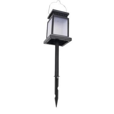 Imagem de Hyuduo Luz Solar Com Estaca Terrestre LED Quente IP44 à Prova de água Luz Solar Ideal para o Jardim de Gramado Ao Ar Livre Automático Off Off Recurso Fonte de LED Com (Hexagrama)