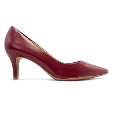 Imagem de Sapato Salto Fino Usaflex Z7601 - Vermelho escuro - 40