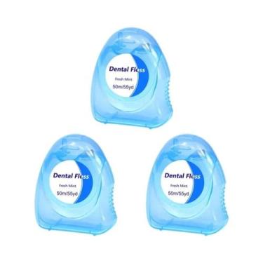 Imagem de Fio Dental Mint 3pcs Ultraclean Remoção De Placa Proteção Das Gengivas